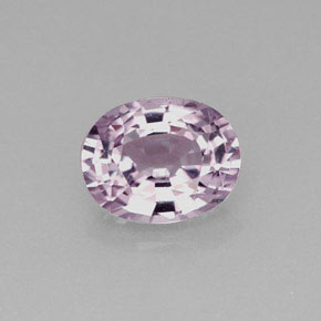 Espinélio violeta natural 1,65ct, corte oval, VVS
