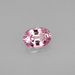 Espinélio rosa natural 0,93ct, corte oval, VVS-VS