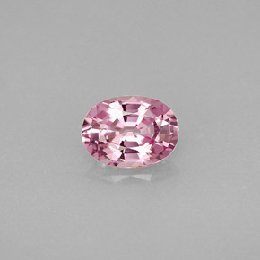 Espinélio rosa natural 0,93ct, corte oval, VVS-VS