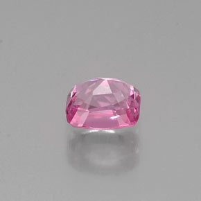 Espinélio rosa natural 0,60ct, almofada cortada, VS