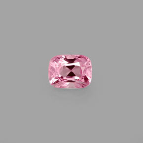 Espinélio rosa natural 0,54ct, almofada cortada, VS