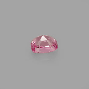 Espinélio rosa natural 0,54ct, almofada cortada, VS