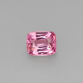 Espinélio rosa natural 0,61ct, almofada cortada, VS