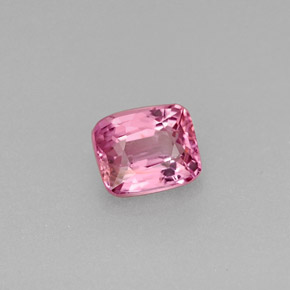 Espinélio rosa natural 0,61ct, almofada cortada, VS