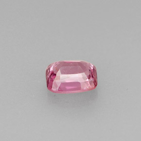 Espinélio rosa natural 0,61ct, almofada cortada, VS
