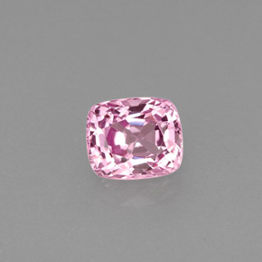 Espinélio rosa natural 0,67ct, almofada cortada, VS