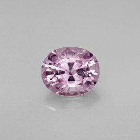 Espinélio roxo natural 1,64ct, corte oval, VS
