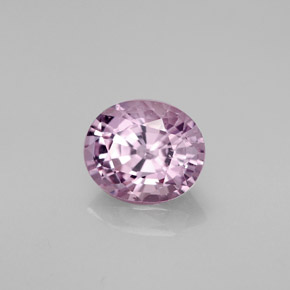 Espinélio roxo natural 1,64ct, corte oval, VS