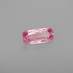 Espinélio rosa natural 0,80ct, almofada cortada, VS