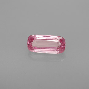Espinélio rosa natural 0,80ct, almofada cortada, VS