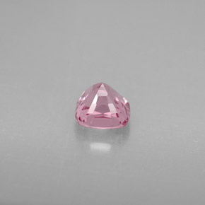 Espinélio rosa natural 0,87ct, almofada cortada, VS