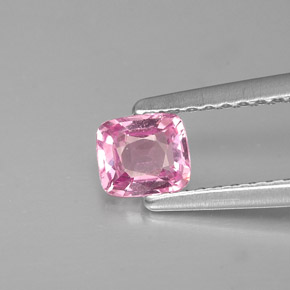 Espinélio rosa natural 0,42ct, almofada cortada, VS