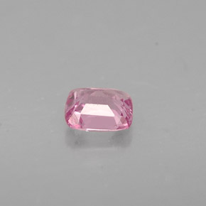 Espinélio rosa natural 0,42ct, almofada cortada, VS