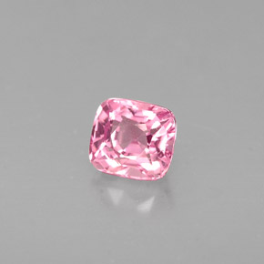 Espinélio rosa natural 0,58ct, almofada cortada, VVS-VS