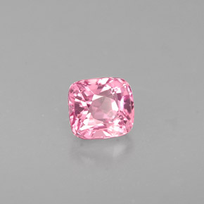 Espinélio rosa natural 0,58ct, almofada cortada, VVS-VS