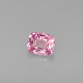 Espinélio rosa natural 0,45ct, almofada cortada, VVS-VS