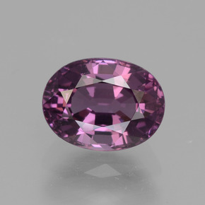 Espinélio violeta natural 1,11ct, corte oval, VVS-VS