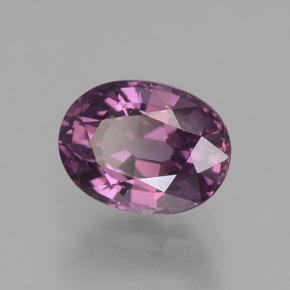 Espinélio violeta natural 1,11ct, corte oval, VVS-VS