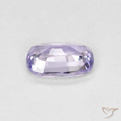 Espinélio violeta natural 0,83ct, almofada cortada, VS