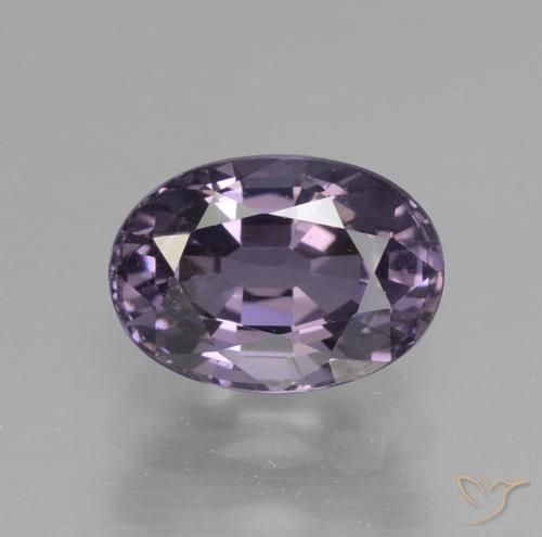 Espinélio Medium Grape Violet Natural 1.16ct, Corte Oval, VS