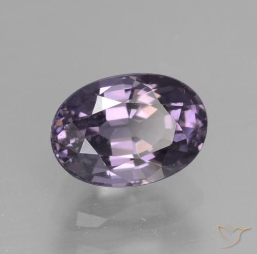 Espinélio Medium Grape Violet Natural 1.16ct, Corte Oval, VS