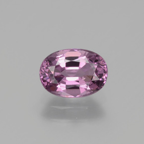 Espinélio rosa natural 0,96ct, corte oval, VS