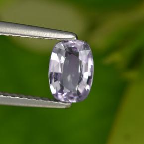 Espinélio azul natural 0,92ct, almofada cortada, VS
