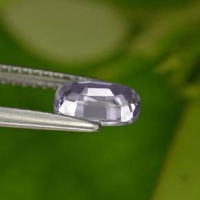 Espinélio azul natural 0,92ct, almofada cortada, VS