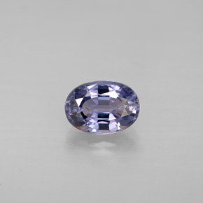 Espinélio azul natural 1,06ct, corte oval, VS