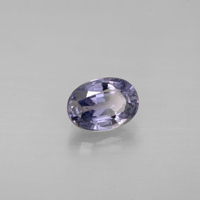 Espinélio azul natural 1,06ct, corte oval, VS