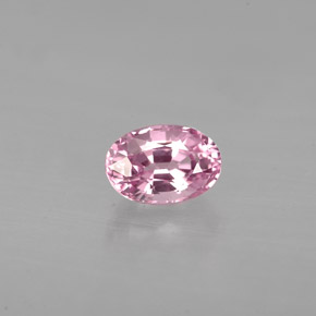 Espinélio rosa natural 0,75ct, corte oval, VS