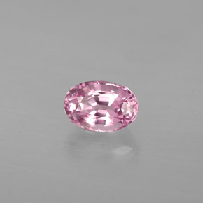 Espinélio rosa natural 0,75ct, corte oval, VS