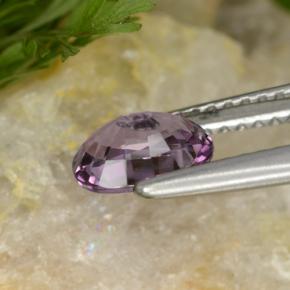 Espinélio roxo natural 0,97ct, corte oval, VVS-VS
