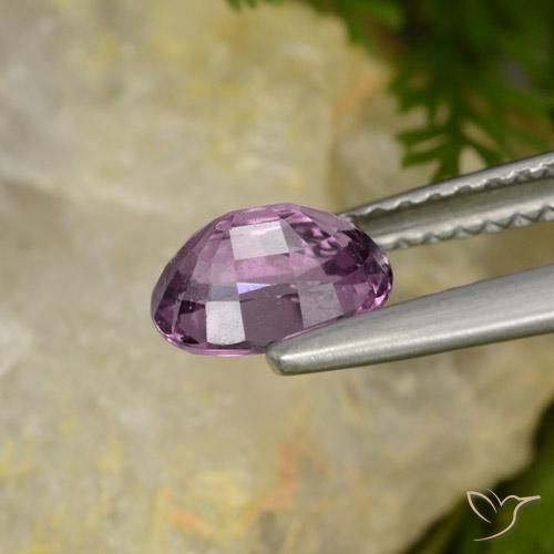 Espinélio Malva Roxo Escuro Natural 1.05ct, oval, VS-SI