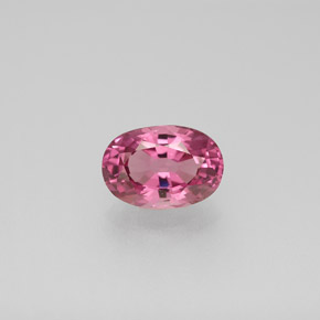 Espinélio rosa natural 1,27ct, corte oval, VVS-VS
