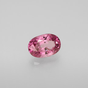 Espinélio rosa natural 1,27ct, corte oval, VVS-VS