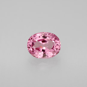 Espinélio rosa natural 1,53ct, corte oval, VS-SI