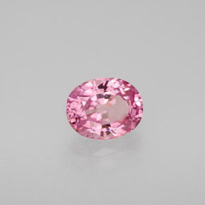 Espinélio rosa natural 1,53ct, corte oval, VS-SI