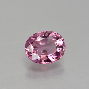 Espinélio rosa natural 1,16ct, corte oval, VS