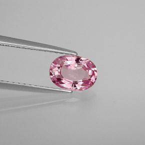 Espinélio rosa natural 1,05ct, corte oval, VS
