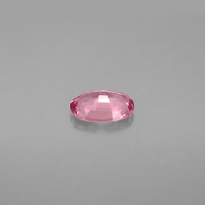 Espinélio rosa natural 0,80ct, corte oval, VVS-VS