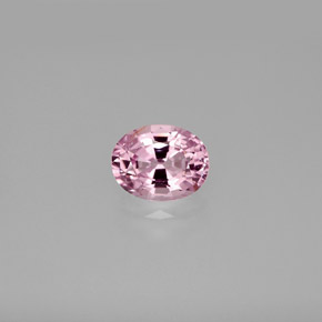 Espinélio rosa natural 0,97ct, corte oval, VS