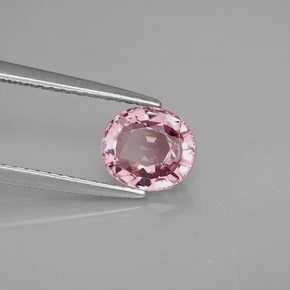 Espinélio rosa natural 1,46ct, corte oval, VVS-VS