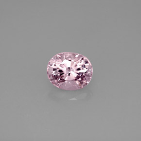 Espinélio rosa natural 1,42ct, corte oval, VVS-VS