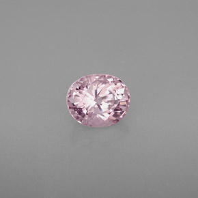 Espinélio rosa natural 1,42ct, corte oval, VVS-VS