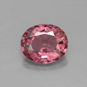 Espinélio rosa natural 1,70ct, corte oval, SI