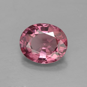 Espinélio rosa natural 1,70ct, corte oval, SI