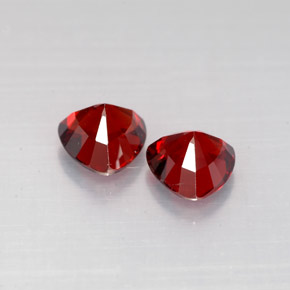 Pedras preciosas de espinélio vermelho natural de  ct, trillion, VS