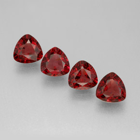 Pedras preciosas de espinélio vermelho natural de  ct, trillion, VS