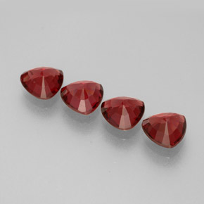 Pedras preciosas de espinélio vermelho natural de  ct, trillion, VS